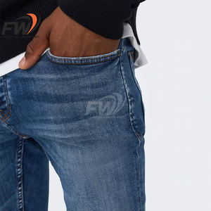 Jeans de mezclilla personalizados para mujer al por mayor 2026, cintura elástica, tiro medio, transpirables, moda de verano - Product Image 5