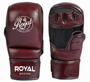 Gants de MMA hybrides personnalisés avec logo et poignées imperméables pour l'entraînement de boxe - Cuir PU durable - Product Image 1