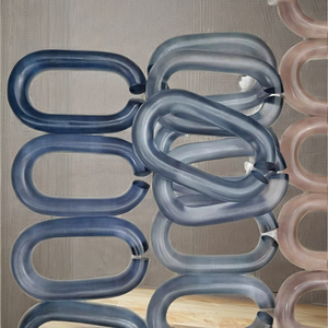 Cadena Decorativa de Resina Hecha a Mano de Lujo para Pared, Adorno Moderno Colgante, Eslabones de Resina para Decoración del Hogar y Oficina - Product Image 1