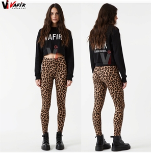 Leggings de yoga personnalisés pour femmes, imprimés par sublimation, en gros, leggings sublimés de haute qualité pour femmes, vafir - Product Image 3