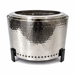 Hammered Luxury Iron <b>Fire</b> <b>Pit</b> with Heat Resistant Paint Freestanding Design Coal/Wood Burning Outdoor Heater - Product Image 1