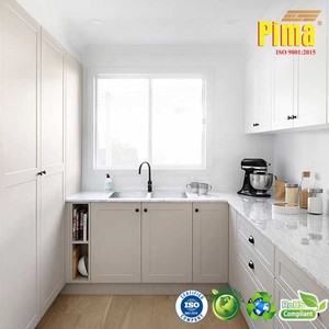 Durable 18mm Thick White WPC PVC Foam Board <b>Sheet</b> 0.6 G/cm3 Density for Cabinet Making White Furniture Foam - Product Image 3