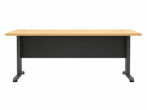 Rectangular Commercial <b>Office</b> Desk Metal Legs Melamine Laminate Top Durable Modern Design Home <b>Office</b> <b>Office</b> Furniture - Product Image 4