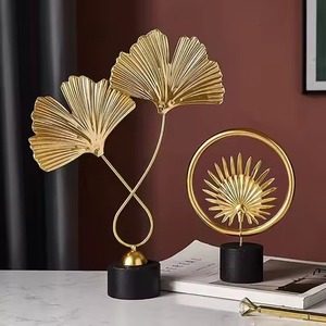Retro Design Metal Sculpture Figurine <b>Decorative</b> Showpiece Home Living Room Office <b>Table</b> <b>Decor</b> Interior Accent - Product Image 1