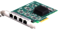 Intel I210 GbE tarjeta LAN 4 PCIE CE FCC Certificado Compatible con múltiples cámaras tarjetas de red con cable interno con cable tarjeta LAN con cable Stock