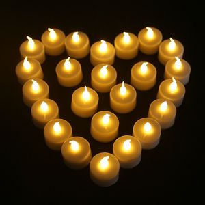 72x Candele LED a Batteria Effetto Fiamma Tremolante, Tealight Realistici Senza Fiamma - Product Image 1