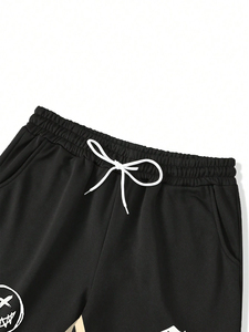 Pantalon de survêtement cargo Y2K pour femme, décontracté, ample, en molleton épais, taille élastique, jambe large, chaud, avec poches plates - Product Image 4