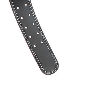 เข็มขัดยกน้ำหนักหนังแท้แบบกำหนดเองสำหรับงานหนัก พร้อมโลโก้  รองรับหลังส่วนล่าง สำหรับเพาเวอร์ลิฟติ้งและเวทลิฟติ้ง - Product Image 3