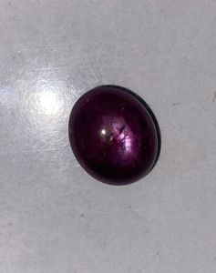 ทับทิมธรรมชาติ 18.95 กะรัต สีแดงอมม่วง คอรันดัม |   พลอยรูปไข่ขนาดใหญ่แบบหลวม - Product Image 3