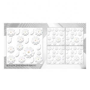 Haute brillance GVT/PGVT/DGVT numérique vitrifié porcelaine 3D motif de fleurs carreaux de mur de sol premier fournisseur conception moderne brique réfractaire - Product Image 6