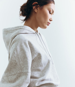 Sudadera con Capucha Extra Grande para Mujer, de Invierno, Color Sólido, Mezcla de Algodón, Tejido Transpirable, Ecológico, Casual, Otoño, con Bolsillos Delanteros - Product Image 3