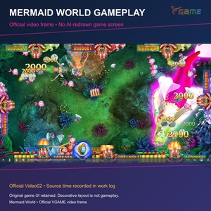 Logiciel et kit de jeu d'arcade Mermaid World 5.6 pour projets de bornes de pêche multijoueurs - Product Image 1