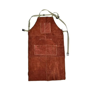 Adjustable Welding <b>Apron</b> <b>Leather</b> Look Protective Work <b>Apron</b> Multi Pocket Safety Cape for Workshop - Product Image 4