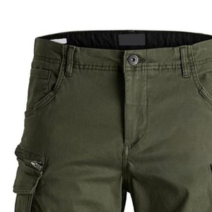 Nouveaux shorts cargo pour hommes tendance, 100% coton, séchage rapide, fermeture à cordon, tissu durable, légers, très vendus, tendance du moment - Product Image 2