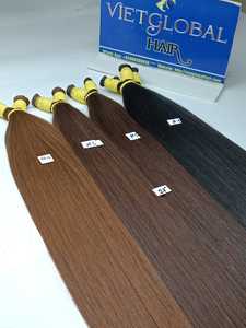 Cheveux de luxe pour bébé Cheveux humains vierges cambodgiens couleur personnalisée Extensions en vrac lisses soyeuses douces pour femmes - Product Image 5