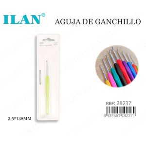 Uncinetto Iln 3.5mm 138mm con Impugnatura Morbida, Strumento per Lavoro a Maglia - Product Image 3