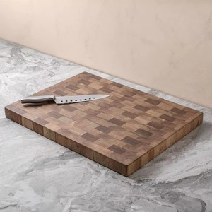 Planche à découper en bois d'acacia de qualité supérieure, planche de cuisine avec rainure profonde pour les jus, préparation alimentaire, plateau de service pour fromages - Product Image 6