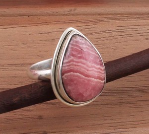 Bague de fête en argent sterling 925 avec turquoise naturelle en sertissage clos, pierre précieuse authentique de forme ronde et taille brillant, pour femme - Product Image 5