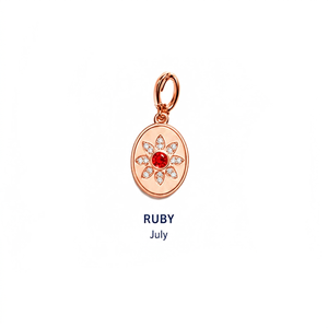 Pendentif en quartz Alexandrite personnalisé OEM, pierre de naissance de juin, plaqué or rose, breloque ovale en forme de fleur pour la fabrication de bijoux DIY, vente en gros - Product Image 4