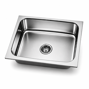 Stainless Steel Kitchen Sink Single Bowl 304 Grade Undermounted Sink Rectangular Basin - Product Image 1