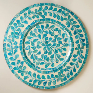 Sous-plats ronds en nacre bohème écologiques en rotin pour table à manger, décorations personnalisées, usine du Vietnam - Product Image 6