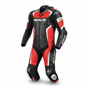 Combinaison de course MALIK RAZA 1 pièce |   Ajustement sur mesure |   Vêtements de sécurité professionnels en cuir 2026 - Product Image 1