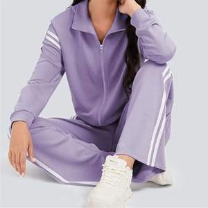 Ensemble de survêtement de luxe en velours avec sweat à capuche et pantalon de jogging, respirant, en polyester et coton, coupe ajustée, mode hiver, fabricant OEM sur mesure - Product Image 5