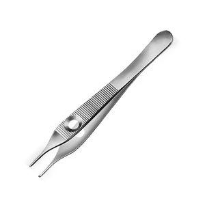 Pinzas Adson Rectas 1x2 con Dientes Delicados de 120 mm, Pinzas Adson de Precisión para Uso Médico - Product Image 6