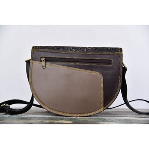 Western Hair On Cowhide Leather Crossbody Bag Custom Genuine Leather <b>Purse</b> For Women's - Product Image 3