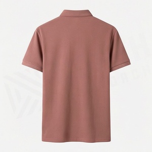 เสื้อโปโลแฟชั่นผู้ชาย แขนสั้น ระบายอากาศได้ดี รับสกรีนโลโก้ ไซส์ใหญ่ ผ้าคอตตอนผสม สีตามสั่ง เสื้อลำลอง เสื้อกอล์ฟ - Product Image 2