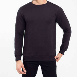 Nouveau design 2026 – Pulls d'hiver pour hommes 100 % laine mérinos, anti-plis, anti-rétrécissement, tricotés, rouge foncé, respirants, col rond - Product Image 3