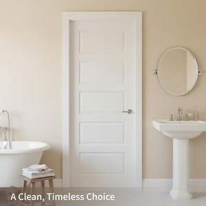 Porte d'entrée en WPC étanche à bon prix 2026, anti-moisissure, anti-rétrécissement, panneau composite en bois pour salle de bain et cuisine - Product Image 4