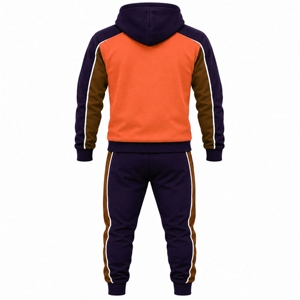 Nouvel ensemble de survêtement à capuche pour homme, deux pièces, tenue de sport athlétique, pantalon de jogging, tenue décontractée pour la gym et l'entraînement, vêtements en gros 2026 - Product Image 2