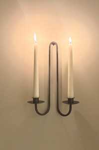 Classic <b>Wall</b> <b>Sconce</b> bringing together traditional decorative motifs and graceful candle-holder detailing - Product Image 5