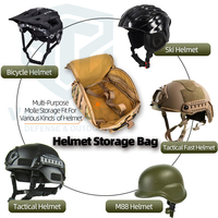 Sac de transport et de rangement tactique Hongkai pour casque de protection résistant à l'eau, idéal pour les sports et l'entraînement en extérieur