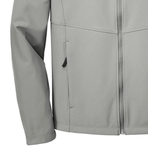 High Strength Microfleece Soft Shell <b>Jacket</b> for Adults Windproof Waterproof with Zipper <b>Long</b> Length Woven Canvas for Outdoor Use - Product Image 4