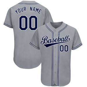 Jersey de béisbol de poliéster 2025 personalizado 100% para hombre, ropa deportiva de alta calidad con impresión por sublimación al por mayor para clubes juveniles - Product Image 4
