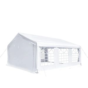 "20FT X 20FT Heavy Duty <b>PVC</b> Party Tent W/ Removable Sidewalls & <b>Roll</b> Doors PE Tarpaulin Fabric 6FT 6" Overhead 10F" - Product Image 6