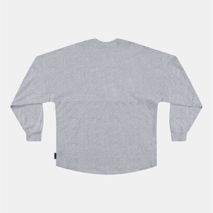 Camiseta de manga larga con diseño personalizado para mujer, estilo casual, hombros caídos, cuello redondo, sudadera deportiva para mujer. - Product Image 2