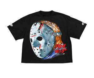 เสื้อยืดโอเวอร์ไซส์ทรงบ็อกซี่ แขนเสื้อแบบดรอปไหล่ ลายพราง ระบายอากาศได้ดี สไตล์วินเทจ รุ่น TAHAD ปี 2026 สำหรับผู้ชาย ผ้าฝ้าย 100% หนัก 260 กรัม ทรงครอป - Product Image 2