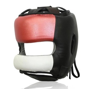 Wholesale Custom Made <b>Head</b> Guard Made By 100 % Genuine Leather With Customization Of Logo And Labels <b>Head</b> Guard For Adults - Product Image 1