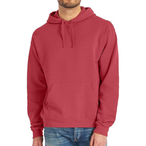 Sweat à capuche zippé surdimensionné en coton et polyester pour hommes, poids lourd 400gsm, logo personnalisé, hiver, coupe boxy, épaules tombantes, design uni, numérique - Product Image 1
