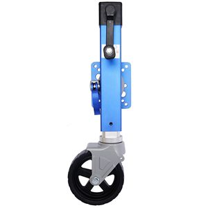 Martinetto per Rimorchio in Alluminio Rinforzato, Carico Massimo 800 kg, per Ganci da 3 Pollici X 5 Pollici Sollevatori per Rimorchi Blu per Auto - Product Image 5