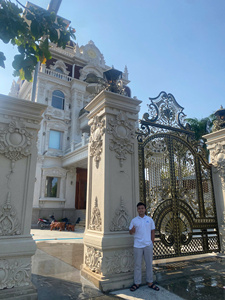 Puerta Ornamental de Hierro Forjado, Diseño Clásico y Moderno, Puerta Metálica Personalizada para Jardín, Villa, Entrada Residencial - Product Image 6