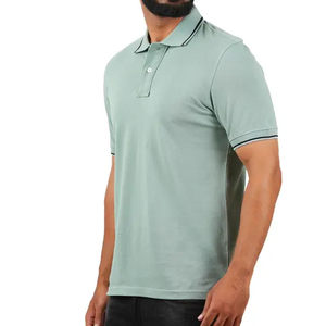 Chemises polo pour hommes de haute qualité à col rabattu avec logo personnalisé, prix d'usine, design populaire, streetwear, t-shirt polo pour hommes - Product Image 3