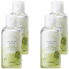The Saem Healing Tea Garden Green Tea Lip & Eye <b>Remover</b> 150ml 4ea Gel Herbal Ingredient Discounted Price - Product Image 1