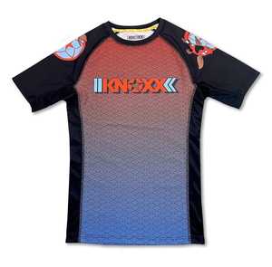 Rashguard de compression personnalisé pour le Jiu-Jitsu brésilien, sublimation, entraînement de grappling - Product Image 1