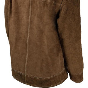 Chaqueta de Soldadura Resistente con Cuello Naranja, Corte Regular, Protección Contra el Calor, para Uso en Fábrica y Taller - Product Image 6
