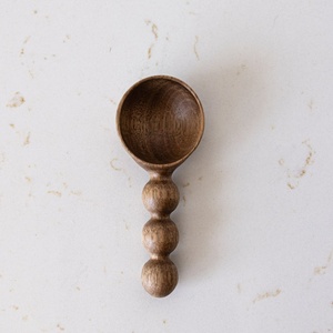 Mini cuchara de sal de madera hecha a mano, cuchara para condimentos de madera natural, utensilio de cocina rústico, accesorio de comedor, el más popular, natural - Product Image 2