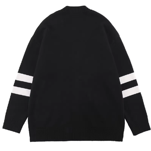 Cardigan en laine acrylique tricoté de haute qualité pour femme, col rond, décontracté, anti-boulochage, avec logo brodé personnalisé - Product Image 2